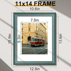 Vittanly 11x14 Picture Frames Set of 2, Ornate Vintage Photo Frame - Image 2