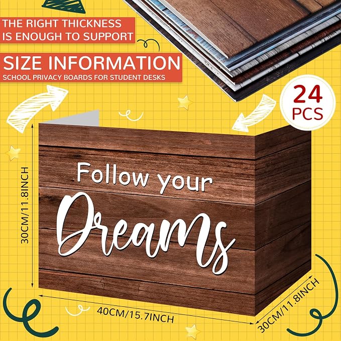 Honoson 24 Pcs Bulk Inspirational Privacy Folders - Image 2