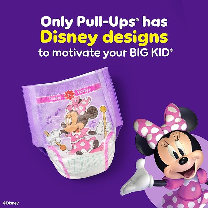 Pull-Ups Girls' Potty Training Pants, Size 3T-4T Training Underwear (32-40 lbs), 84 Count