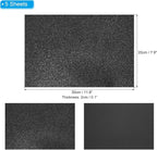 PATIKIL Black Shiny EVA Glitter Foam Sheet 11.8 x 7.9 Inch 2mm Thick Sparkle - Image 2