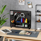PEGZONE Clamp on Desk Pegboard, 20.4" x 16.5", - Image 7