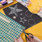 NBEADS 6Pcs Acrylic Quilting Templates Set - Image 3