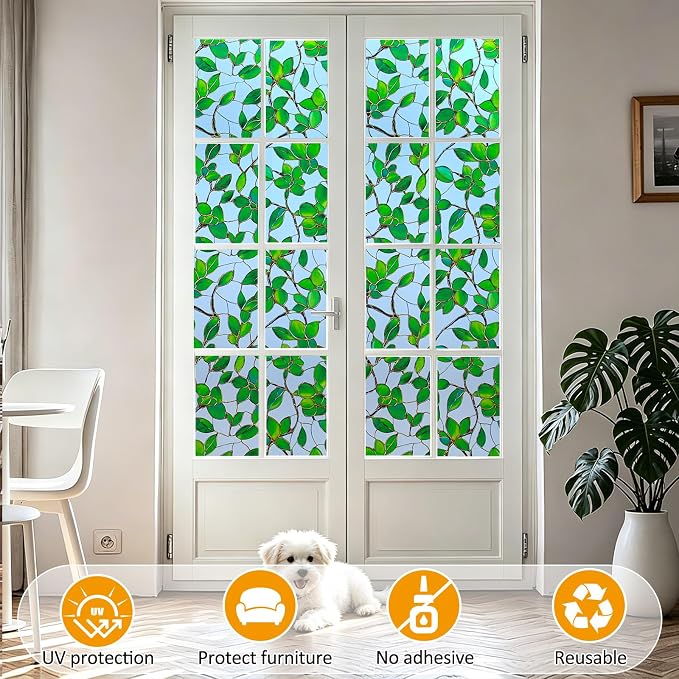 Countewol Privacy Window Film Upgraded 24H Day & Night Privacy Heat Insulation - Image 9