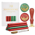 Yoption Wax Seal Kit, Santa Claus and Elk Wax Seal Stamp, Wine Packages by Yoption