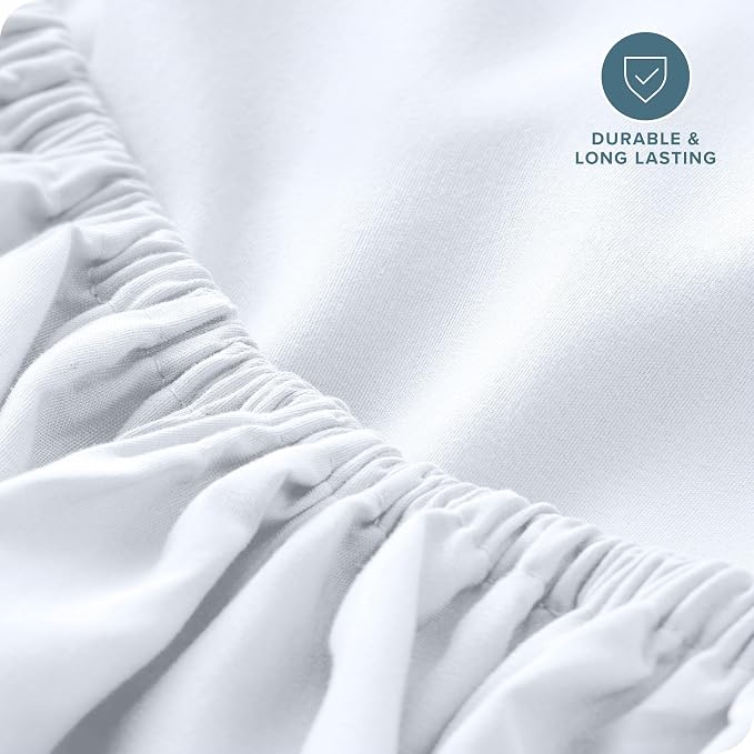 Bare Home Fitted Bottom Sheet King Size - Image 5