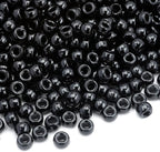 1100 Pcs Black Pony Beads for Jewelry Making, Bead for Bracelets Necklace Making by anpiwshjo