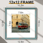 Vittanly 12x12 Picture Frames Set of 2, Ornate Vintage Photo Frame - Image 3