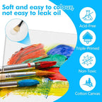ESRICH Canvas Boards for Painting 12 Pack Art Supplies Paint Canvas 4x4 - Image 4