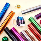 Tintnut Holographic Permanent Vinyl Metallic Adhesive Vinyl 10 Pcs 12x12in | - Image 7