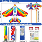 YongnKids Kite, 2 Pack Kites for Kids Ages 4-8 8-12 & Adults - Image 3