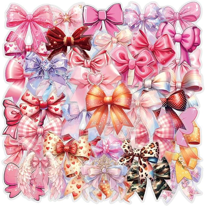 Coquette Bows Stickers by Unknown