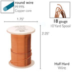 The Beadsmith Wire Elements 18-Gauge Lacquered Tarnish-Resistant Copper Wire - Image 4