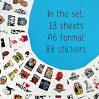 BulbaCraft 100Pcs Wrestling Stickers and Decals - Image 2