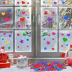 750Pcs Foam Stickers, Colorful Foam Shape Stickers Self Adhesive Star Heart - Image 5