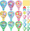 Renbuzhu 48PCS Back to School Crafts: Paper Hot Air Balloon Suncatchers DIY Kits by Renbuzhu