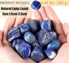 DUQGUHO Lapis Lazuli Healing Crystals Stones Set Natural Crystals Bulk - Image 6