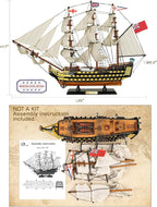 SAILINGSTORY Wooden Model Ship HMS Victory 1/110 Scale Replica | Handcraft - Image 2