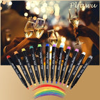 12 Colors Acrylic Wine Glass Markers - Image 3
