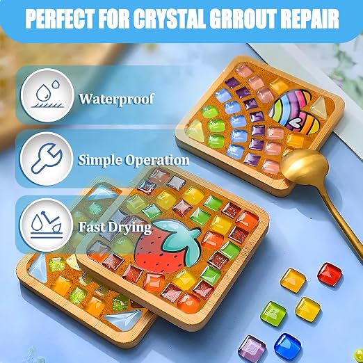 Mosaic Crystal Grout, Mosaics Tile Tools, Mosaic Tile Accessories – Essential - Image 3