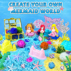 YongnKids Mermaid Sensory Bin Sandbox Toys - Image 3