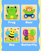 Bekayshad Wooden Puzzles Toddler Toys Gifts - Image 4