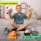 JOYIN 6Pcs Kids Hand Puppet Set - Image 4
