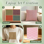 Texture Stencils for Crafts Reusable 16Pcs Stencils | DIY Art Painting Stencil - Image 5