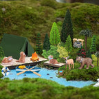 Miniature Garden Accessories, Model Scenery Kit, Forest Animal Figures - Image 5