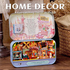 Kisoy Dollhouse Miniature with Furniture Kit, Handmade DIY House Model - Image 8