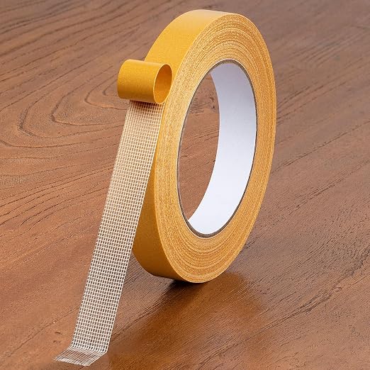 Double Sided Tape, 0.6IN x 66FT Mesh Double Stick Adhesive Tape by AI+AIKENUO