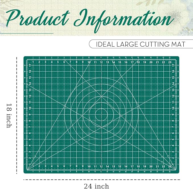 Teenyyou 18" x 24" Self Healing Travel Folding Cutting Mat - Image 3