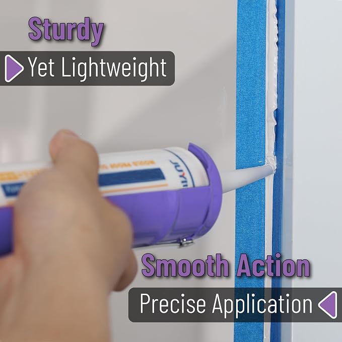 Bates- Caulking Gun, 10:1 Thrust Ratio, No Drip Sealant Gun | Silicone - Image 4