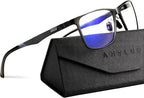 ANYLUV Blue Light Glasses Men, Relieve Eyestrain and Eye Protection, Al-Mg by ANYLUV