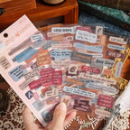 Naszonus 699 Pcs Vintage Scrapbook Paper Kit, Scrapbook Paper Supplies - Image 5