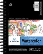Canson Artist Series Montval Watercolor Paper Pad, 5.5x8.5 inch, Side Wire by Unknown