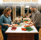 34.6" x 23.6" Cutting Mat for Countertop Protection 2MM Polypropylene Flexible - Image 5