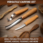 BeaverCraft Wood Carving Knives Kit Spoon Carving Tools S14 - Image 3