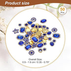 PATIKIL Sew on Rhinestones Crystals, Dark Blue - Image 2