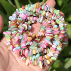400pcs Pastel Shell Chip Beads 5-8mm Pre-drilled Freeform Loose Gemstone by DQJRJTJewelryMakingCraftsSupplies