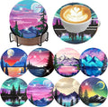ijbnhd Sunsets Diamond Painting Coasters Kits, 4X4inch | Diamond Art Coasters by ijbnhd