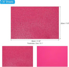 PATIKIL 30Sheets Wine Red EVA Glitter Foam Sheet 11.8 x 7.9 Inch 2mm Thick - Image 2