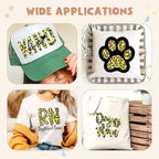 Tintnut Yellow Leopard Heat Transfer Vinyl, easy cut & weed, stretch washable - Image 5