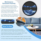 Mtadmai 24" Moving Sand Art, 3D Sand Art Pictures Deep Sea Sandscape Living - Image 4