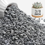 NUPICK 6 lbs Pebbles for Indoor Plants, 3/8 Inch Pea Gravel for Fish Tank by CreateAmazingChoice