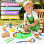 Pottery Wheel for Kids, Complete Pottery Painting Craft Kit, Arts and Crafts - Image 6