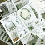 Vintage Washi Stickers for Journaling, 40 Sheets Ephemera Sticker Book for - Image 3