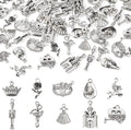 Craftdady Tibetan Style Antique Silver Alloy Pendants Cute Metal Dangle Charms by Craftdady