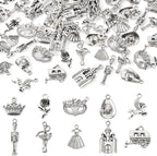 Craftdady Tibetan Style Antique Silver Alloy Pendants Cute Metal Dangle Charms by Craftdady
