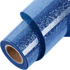 ​TORC Blue Glitter HTV Blue Heat Transfer Vinyl HTV Rolls by TORC