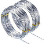 TecUnite Aluminum Craft Wire for Sculpting Armature Bendable Craft Wire for DIY by TecUnite